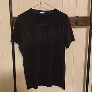 Large, Calvin Klein, black, T-shirt